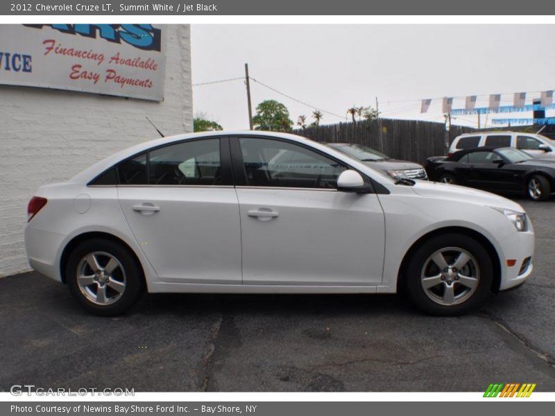 Summit White / Jet Black 2012 Chevrolet Cruze LT