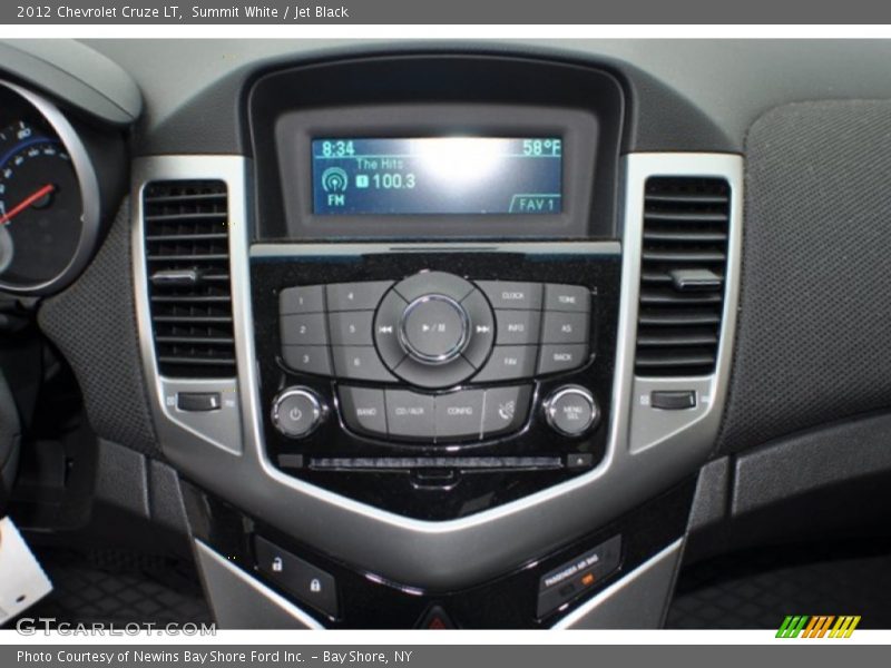 Summit White / Jet Black 2012 Chevrolet Cruze LT