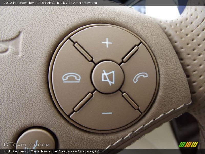 Controls of 2012 CL 63 AMG