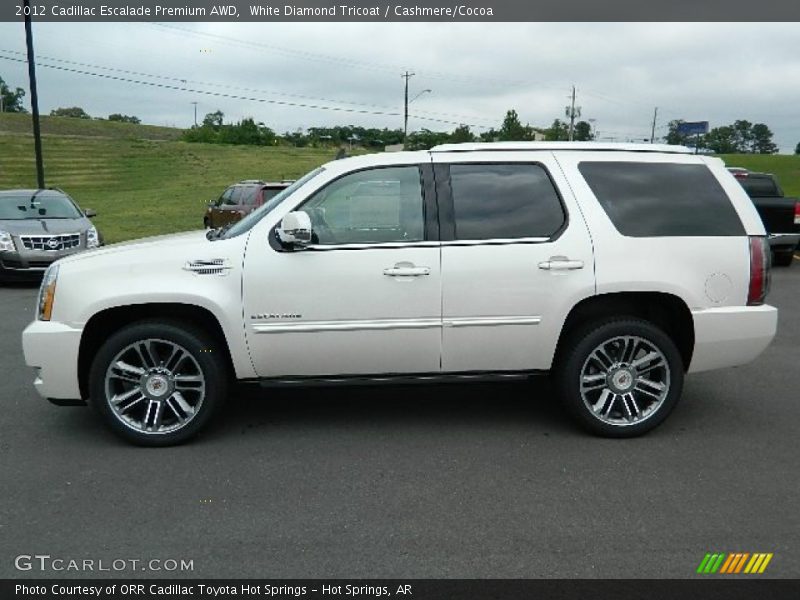  2012 Escalade Premium AWD White Diamond Tricoat