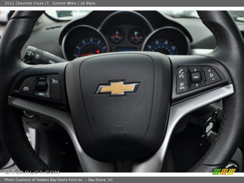 Summit White / Jet Black 2012 Chevrolet Cruze LT