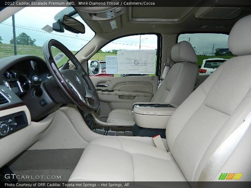  2012 Escalade Premium AWD Cashmere/Cocoa Interior