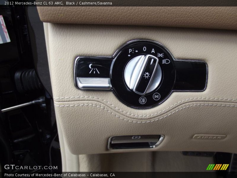 Black / Cashmere/Savanna 2012 Mercedes-Benz CL 63 AMG
