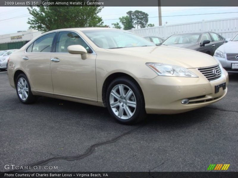 Golden Almond Metallic / Cashmere 2009 Lexus ES 350