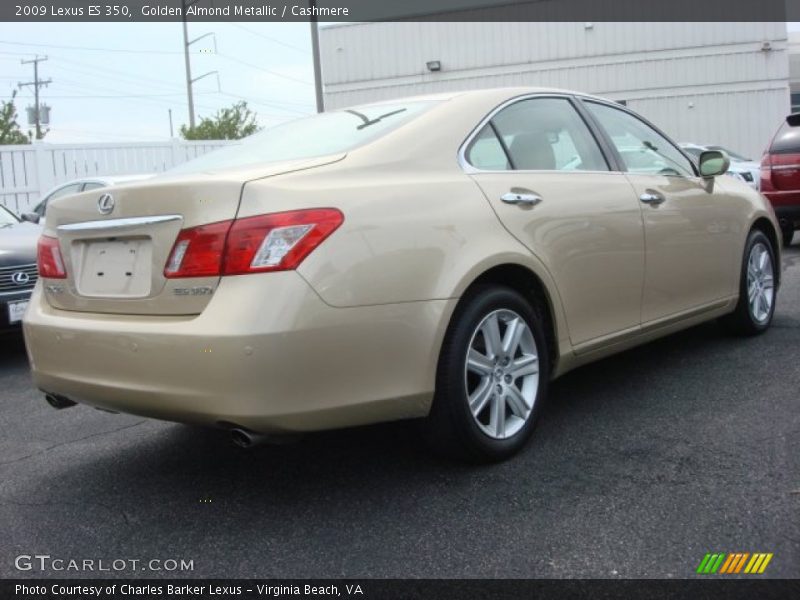 Golden Almond Metallic / Cashmere 2009 Lexus ES 350