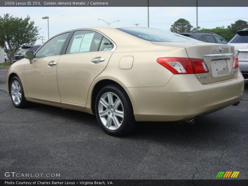 Golden Almond Metallic / Cashmere 2009 Lexus ES 350