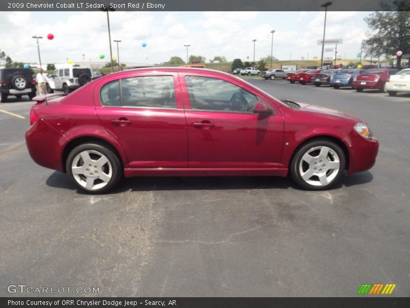 Sport Red / Ebony 2009 Chevrolet Cobalt LT Sedan