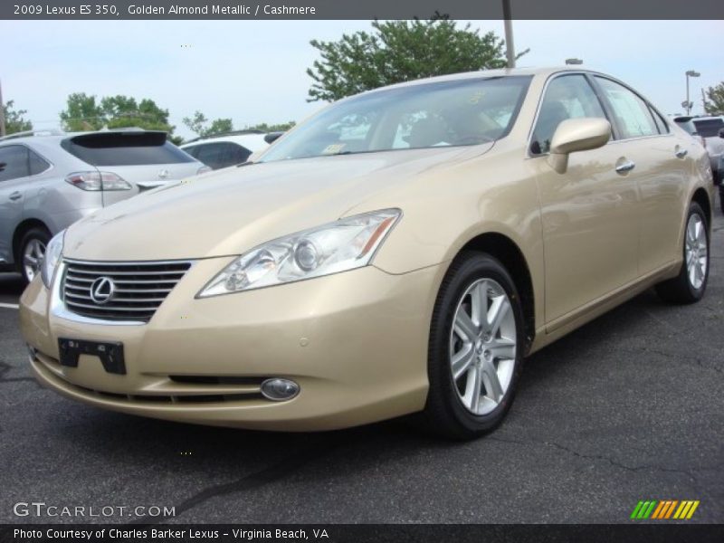 Golden Almond Metallic / Cashmere 2009 Lexus ES 350
