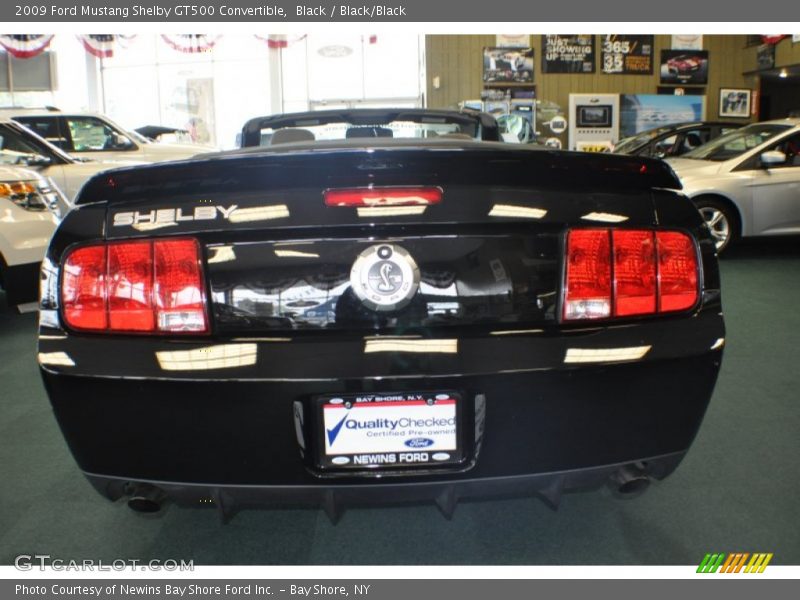 Black / Black/Black 2009 Ford Mustang Shelby GT500 Convertible