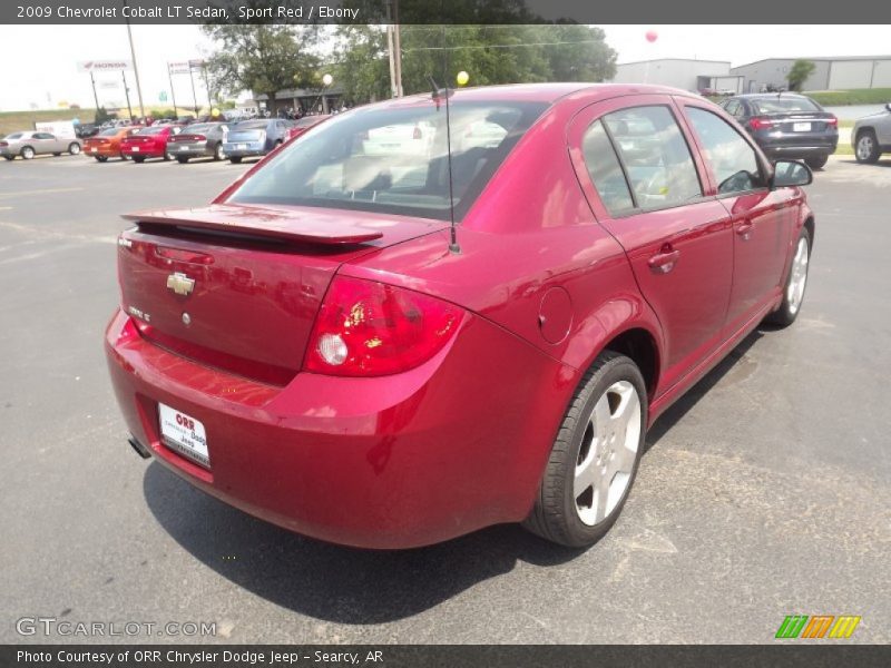 Sport Red / Ebony 2009 Chevrolet Cobalt LT Sedan