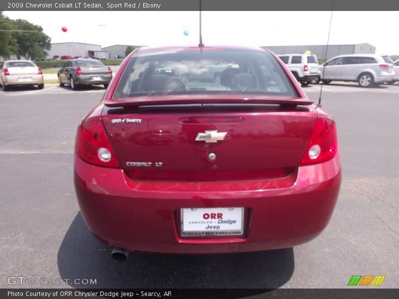 Sport Red / Ebony 2009 Chevrolet Cobalt LT Sedan