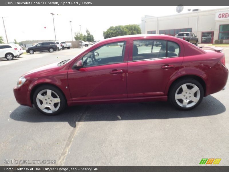 Sport Red / Ebony 2009 Chevrolet Cobalt LT Sedan