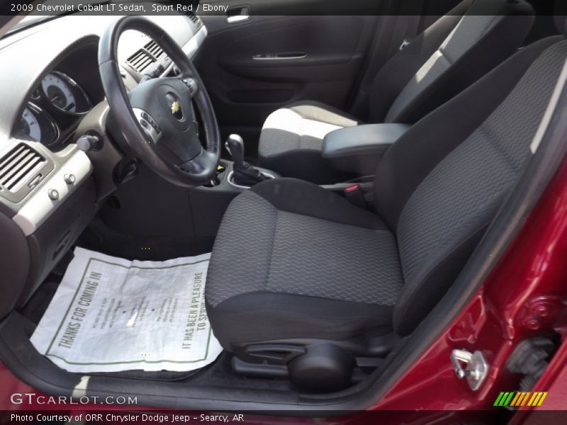 Sport Red / Ebony 2009 Chevrolet Cobalt LT Sedan