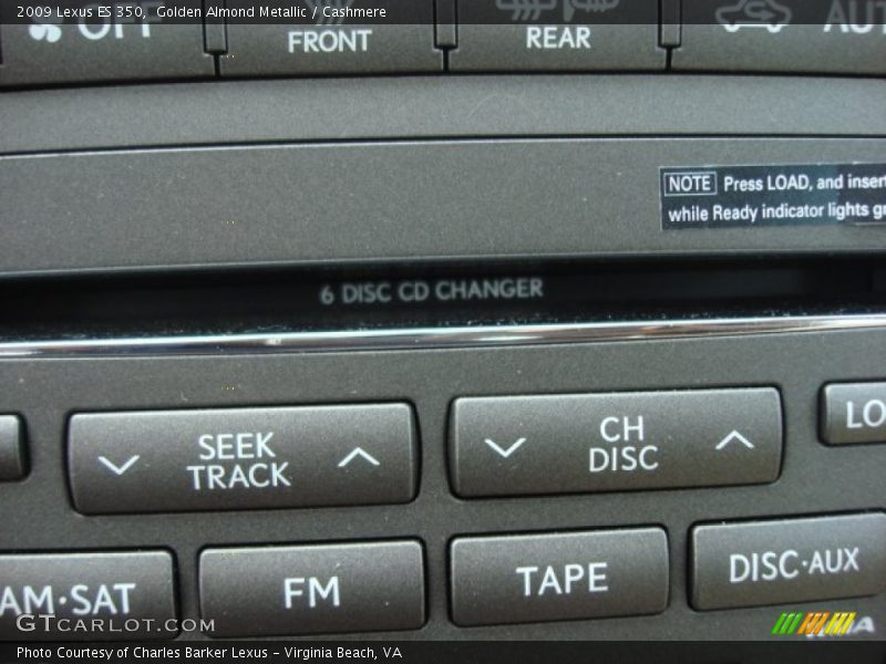 Golden Almond Metallic / Cashmere 2009 Lexus ES 350