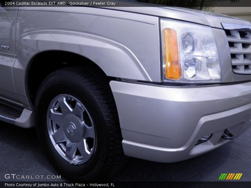 Quicksilver / Pewter Gray 2004 Cadillac Escalade EXT AWD