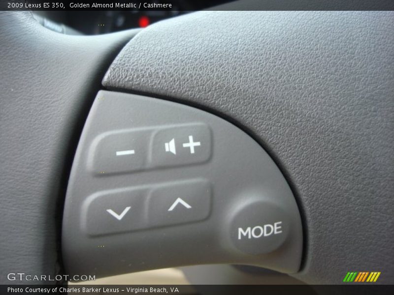 Golden Almond Metallic / Cashmere 2009 Lexus ES 350