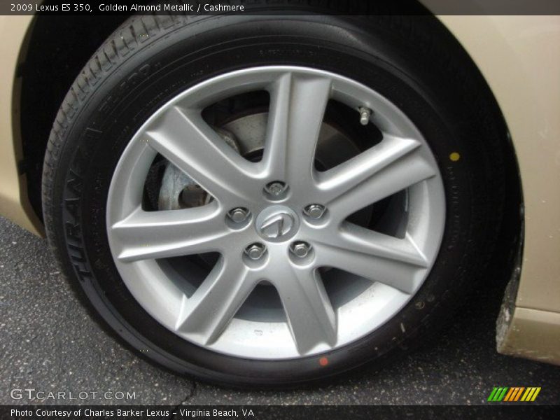 Golden Almond Metallic / Cashmere 2009 Lexus ES 350