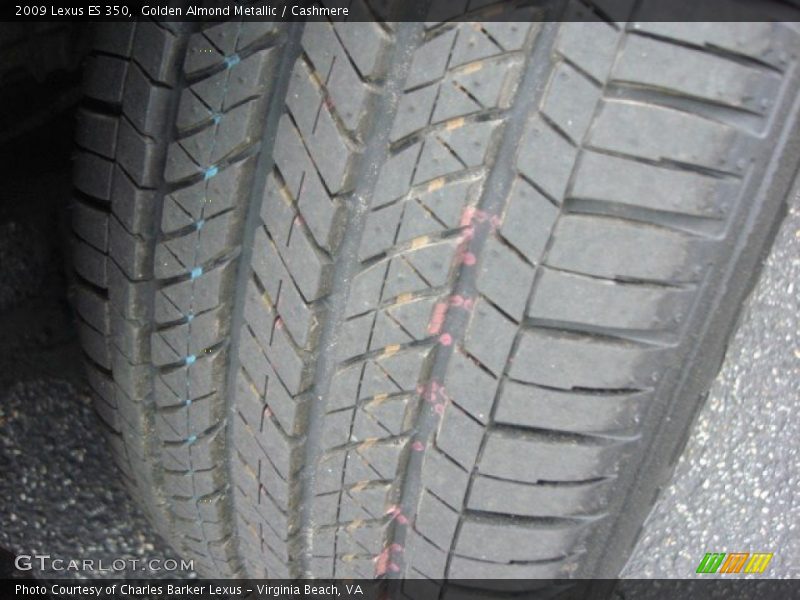 Golden Almond Metallic / Cashmere 2009 Lexus ES 350