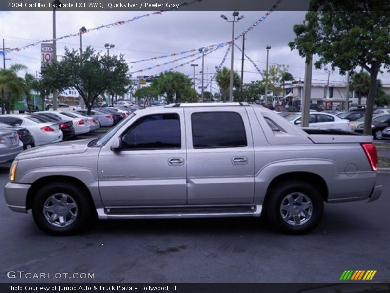 Quicksilver / Pewter Gray 2004 Cadillac Escalade EXT AWD