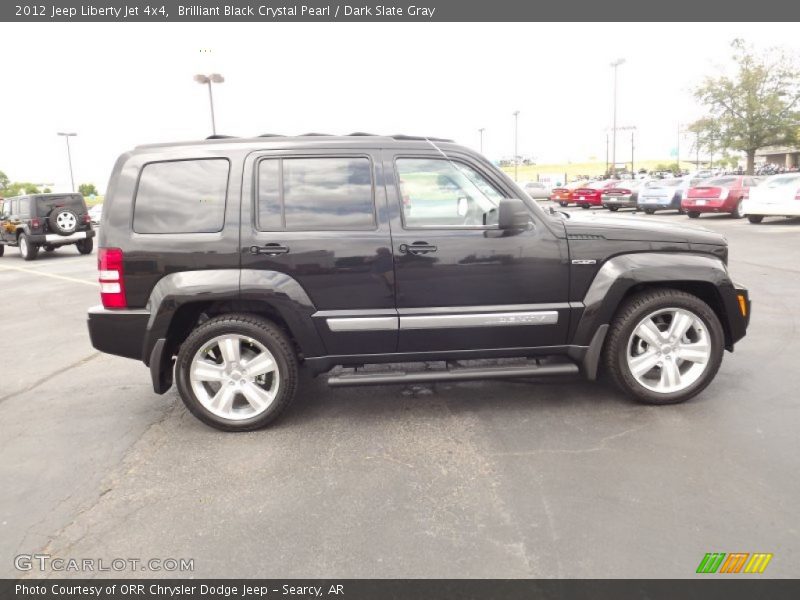 Brilliant Black Crystal Pearl / Dark Slate Gray 2012 Jeep Liberty Jet 4x4