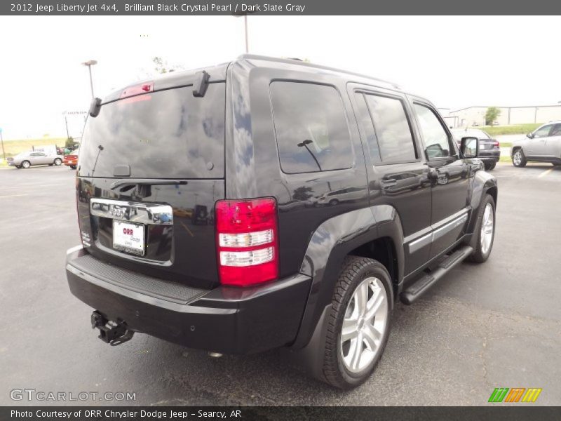 Brilliant Black Crystal Pearl / Dark Slate Gray 2012 Jeep Liberty Jet 4x4