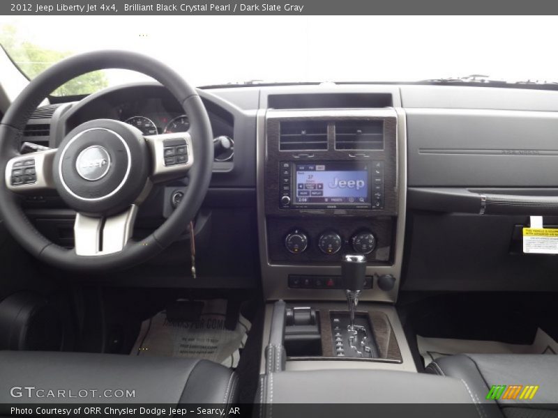 Brilliant Black Crystal Pearl / Dark Slate Gray 2012 Jeep Liberty Jet 4x4