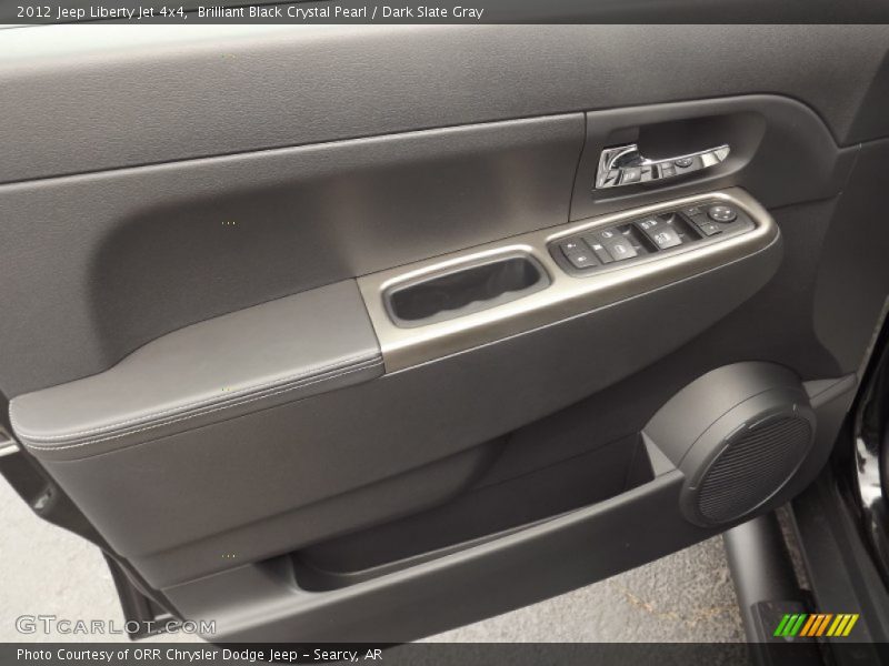 Brilliant Black Crystal Pearl / Dark Slate Gray 2012 Jeep Liberty Jet 4x4