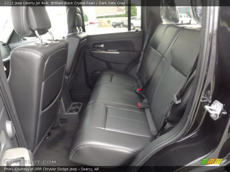 Brilliant Black Crystal Pearl / Dark Slate Gray 2012 Jeep Liberty Jet 4x4