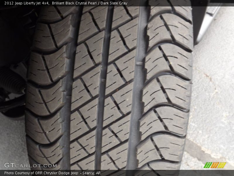 Brilliant Black Crystal Pearl / Dark Slate Gray 2012 Jeep Liberty Jet 4x4