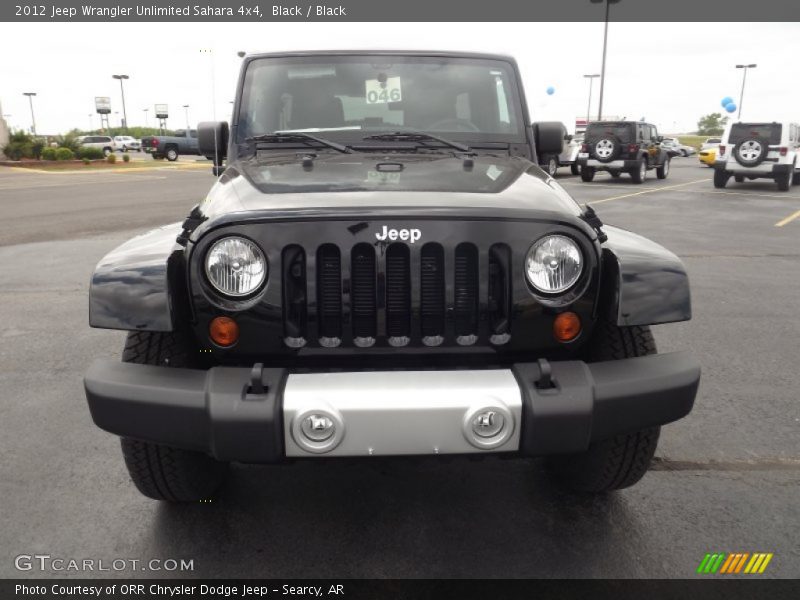 Black / Black 2012 Jeep Wrangler Unlimited Sahara 4x4