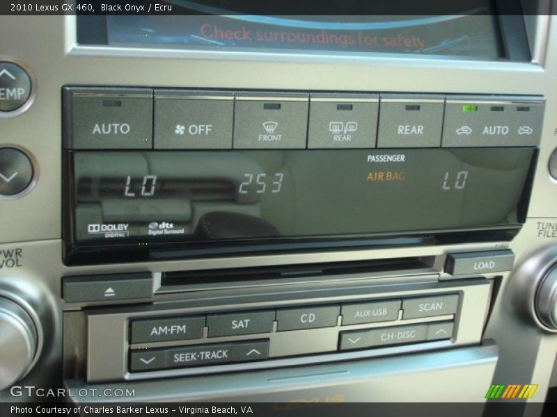 Black Onyx / Ecru 2010 Lexus GX 460