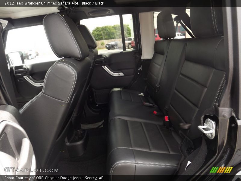 Black / Black 2012 Jeep Wrangler Unlimited Sahara 4x4