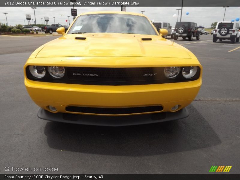 Stinger Yellow / Dark Slate Gray 2012 Dodge Challenger SRT8 Yellow Jacket