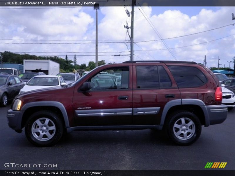 Napa Red Metallic / Pewter 2004 Isuzu Ascender LS