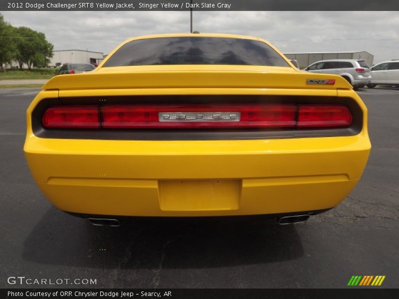 Stinger Yellow / Dark Slate Gray 2012 Dodge Challenger SRT8 Yellow Jacket