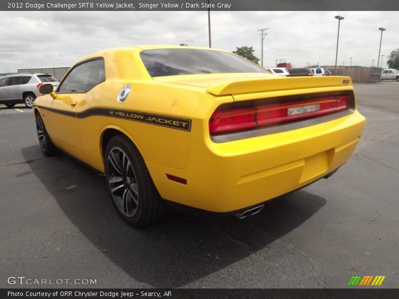 Stinger Yellow / Dark Slate Gray 2012 Dodge Challenger SRT8 Yellow Jacket