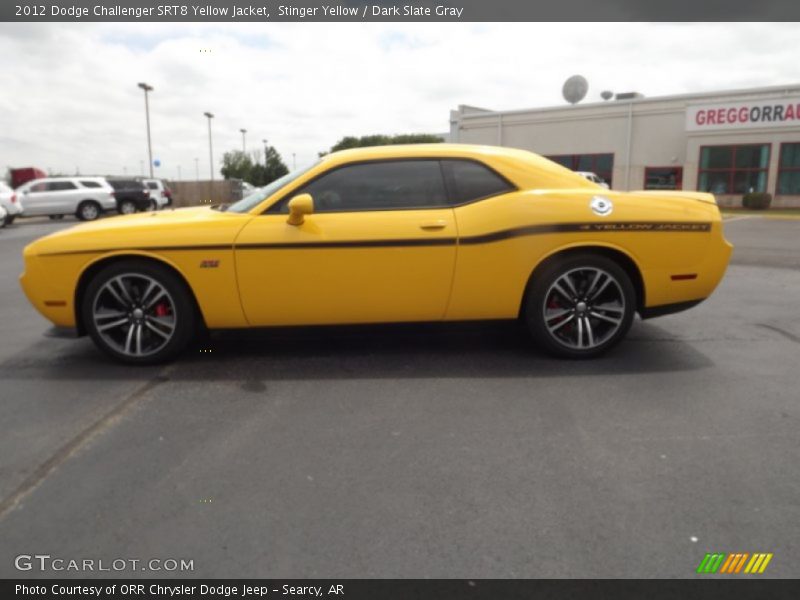 Stinger Yellow / Dark Slate Gray 2012 Dodge Challenger SRT8 Yellow Jacket