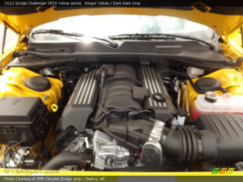 Stinger Yellow / Dark Slate Gray 2012 Dodge Challenger SRT8 Yellow Jacket