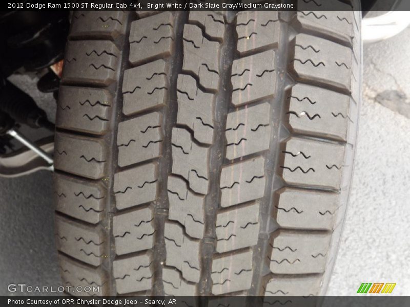 Bright White / Dark Slate Gray/Medium Graystone 2012 Dodge Ram 1500 ST Regular Cab 4x4