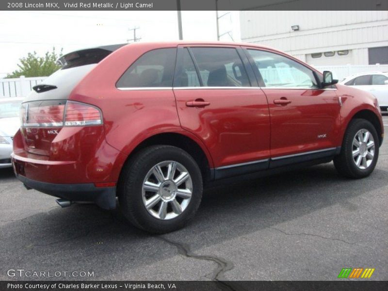 Vivid Red Metallic / Light Camel 2008 Lincoln MKX