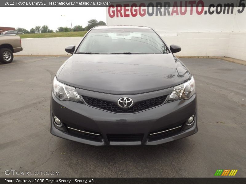 Magnetic Gray Metallic / Black/Ash 2012 Toyota Camry SE