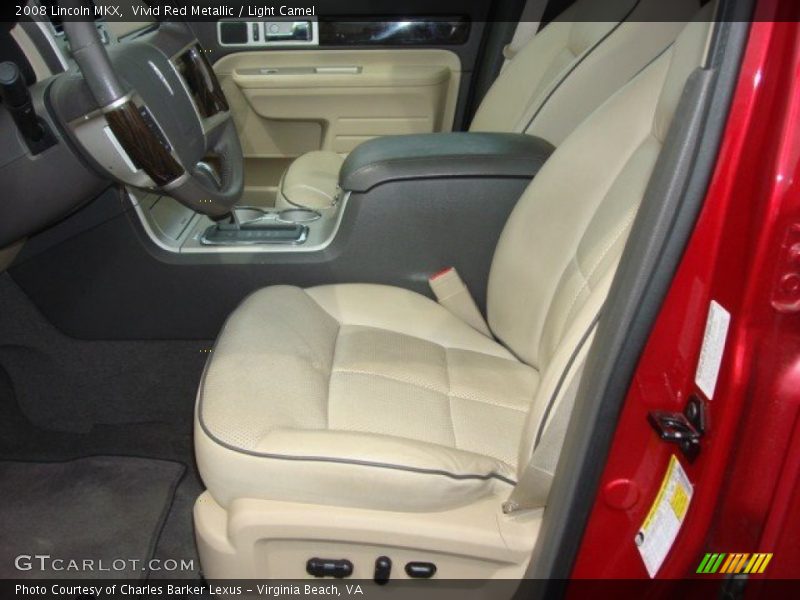 Vivid Red Metallic / Light Camel 2008 Lincoln MKX