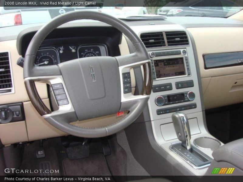 Vivid Red Metallic / Light Camel 2008 Lincoln MKX