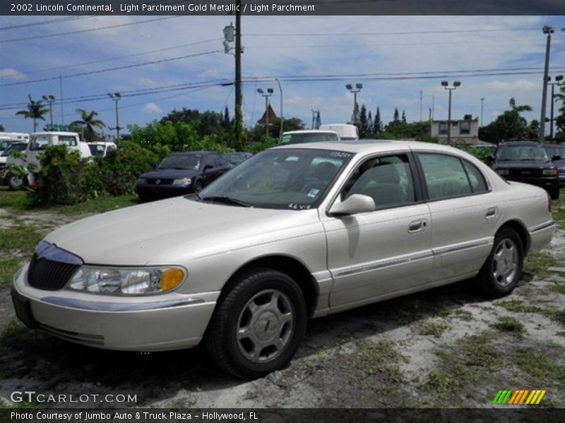 Light Parchment Gold Metallic / Light Parchment 2002 Lincoln Continental