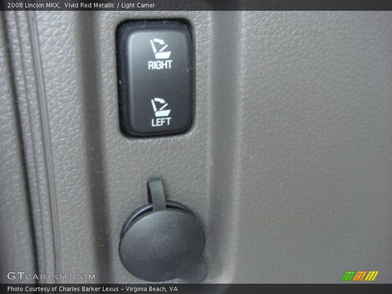 Vivid Red Metallic / Light Camel 2008 Lincoln MKX