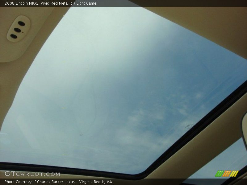 Vivid Red Metallic / Light Camel 2008 Lincoln MKX