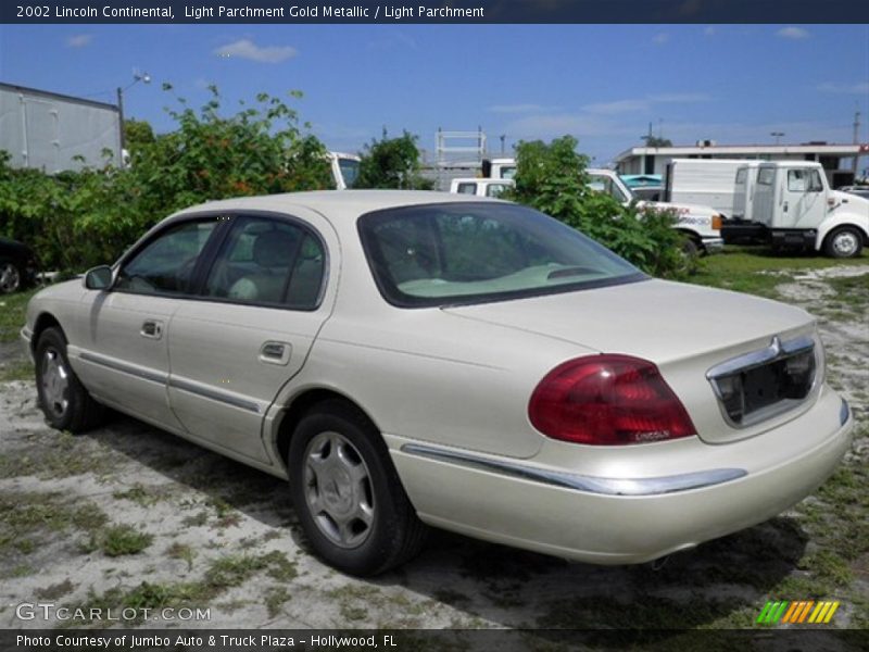 Light Parchment Gold Metallic / Light Parchment 2002 Lincoln Continental