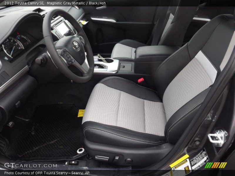 Magnetic Gray Metallic / Black/Ash 2012 Toyota Camry SE