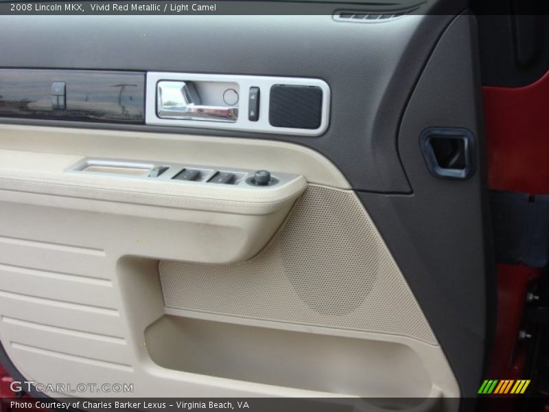 Vivid Red Metallic / Light Camel 2008 Lincoln MKX