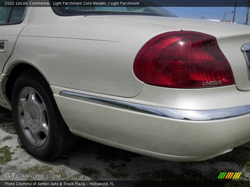 Light Parchment Gold Metallic / Light Parchment 2002 Lincoln Continental